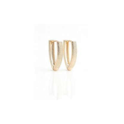 Belle Bijoux Gold-Finish Textured Hoop Earrings for Women – Modern Chic Jewelry for Daily Use, Outings, Parties, and Special Occasions