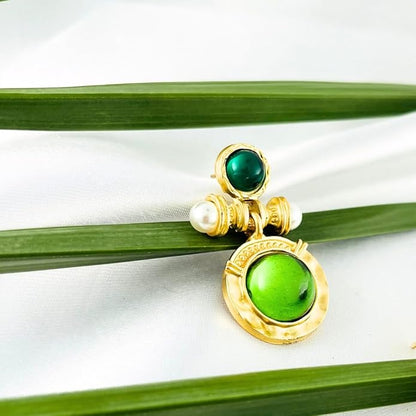 Belle Bijoux Handcrafted Floral Earrings in Gold Tone – Delicate Design, Comfortable Fit, Perfect for Formal and Casual Events